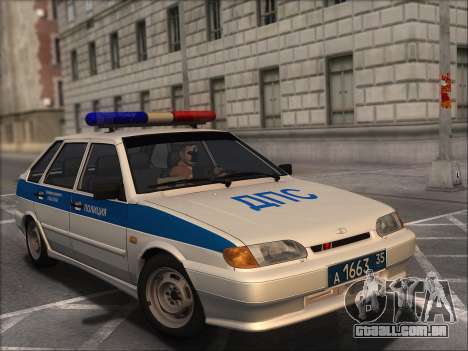 VAZ 2114 Polícia DPS para GTA San Andreas