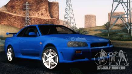 Nissan Skyline GT-R R34 V-Spec para GTA San Andreas