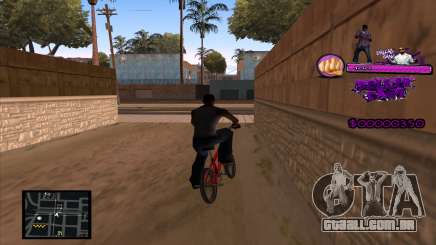 C-HUD Ballas Gang para GTA San Andreas