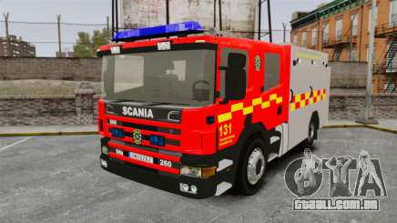 Scania 94D 260 BAS1 Stockholm Fire Brigade [ELS] para GTA 4