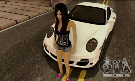 Jack Daniels Girl Skin para GTA San Andreas