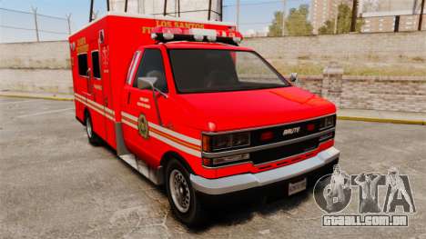 Brute LSFD Paramedic para GTA 4