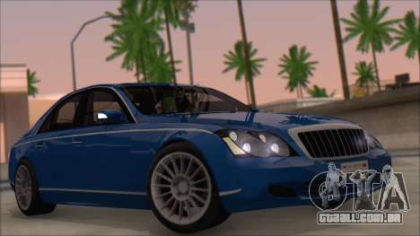 Maybach 57 TT Black Revel para GTA San Andreas