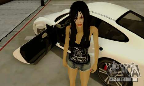 Jack Daniels Girl Skin para GTA San Andreas