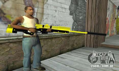 Yellow Sniper Rifle para GTA San Andreas
