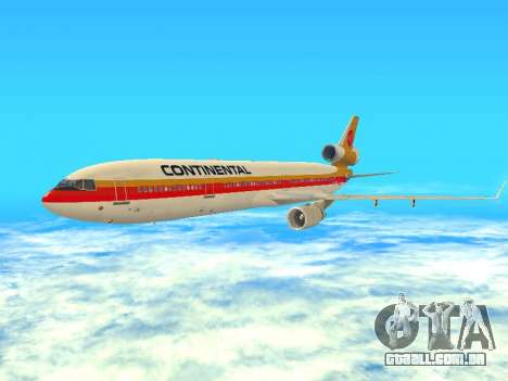 McDonnell Douglas MD-11 Continental Airlines para GTA San Andreas