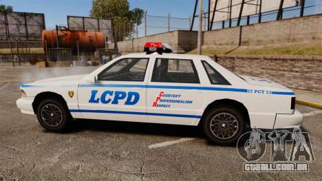 GTA SA Police Cruiser LCPD [ELS] para GTA 4