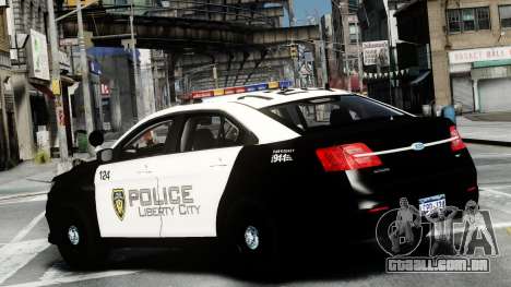 Ford Police Interceptor LCPD 2013 [ELS] para GTA 4