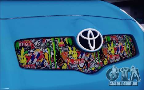 Toyota Yaris Hellaflush Young Child para GTA San Andreas