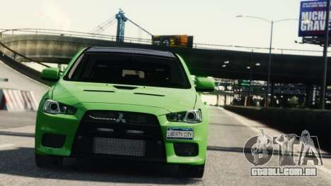 Mitsubishi Lancer Evolution X 2008 para GTA 4