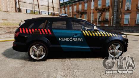 Audi Q7 Hungarian Police [ELS] para GTA 4