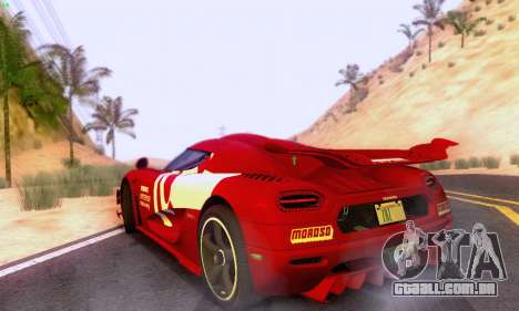 Koenigsegg One 2014 para GTA San Andreas