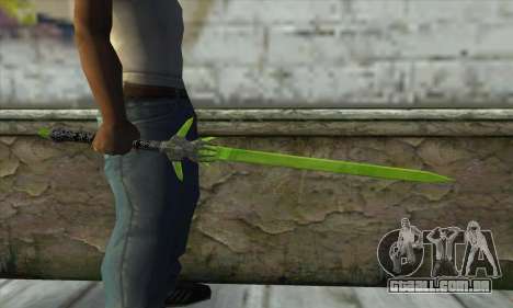 Legendary Crystal Sword para GTA San Andreas