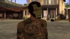 Máscara Homem de Ferro, por CJ para GTA San Andreas