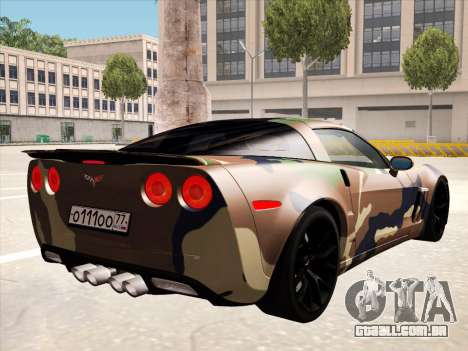 Chevrolet Corvette Grand Sport para GTA San Andreas
