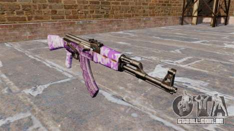 A AK-47 camo Roxo para GTA 4