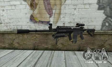 M4A1 из COD Modern Warfare 3 para GTA San Andreas