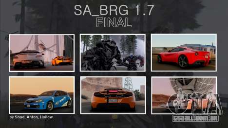 SA Beautiful Realistic Graphics 1.7 Final para GTA San Andreas