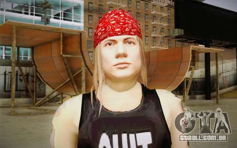 Axl Rose Skin v2 para GTA San Andreas