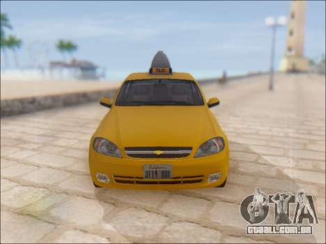 Chevrolet Lacetti Taxi para GTA San Andreas