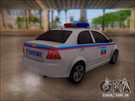 Chevrolet Aveo Polícia LNR para GTA San Andreas