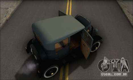 Ford T 1927 para GTA San Andreas