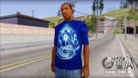 Lowrider Blue T-Shirt para GTA San Andreas