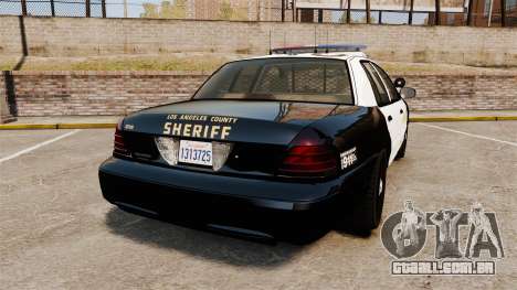 Ford Crown Victoria Sheriff [ELS] Marked para GTA 4