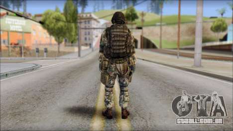 Forest GROM from Soldier Front 2 para GTA San Andreas