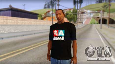 ThreeA T-Shirt para GTA San Andreas