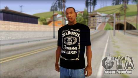 Jack Daniels T-Shirt para GTA San Andreas
