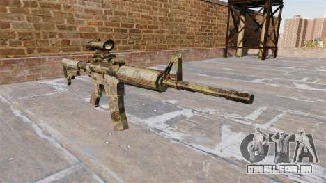 Automatic carbine ME Camuflagem Flora para GTA 4