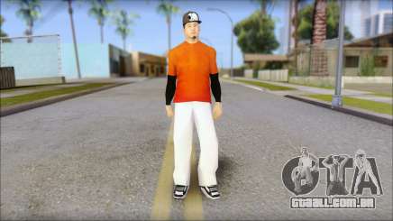 Polera Naranja con Gorro para GTA San Andreas