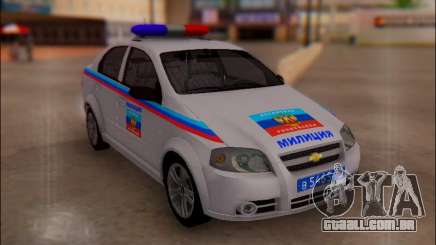 Chevrolet Aveo Polícia LNR para GTA San Andreas