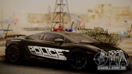 Lamborghini Gallardo LP 570-4 2011 Police v2 para GTA San Andreas