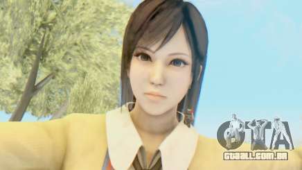 Kokoro wearing a school uniform (DOA5) para GTA San Andreas