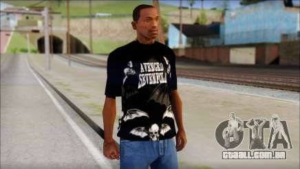 A7X Deathbats Fan T-Shirt Black para GTA San Andreas