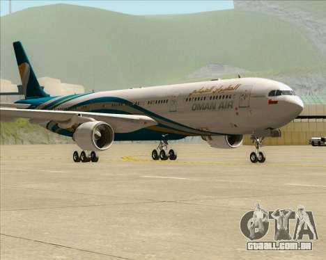 Airbus A330-300 Oman Air para GTA San Andreas