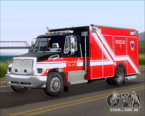 Pierce Commercial TFD Rescue 1 para GTA San Andreas