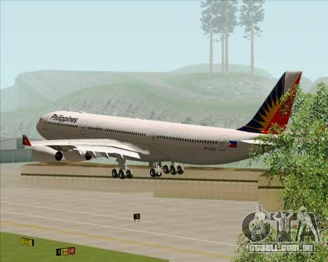 Airbus A340-313 Philippine Airlines para GTA San Andreas