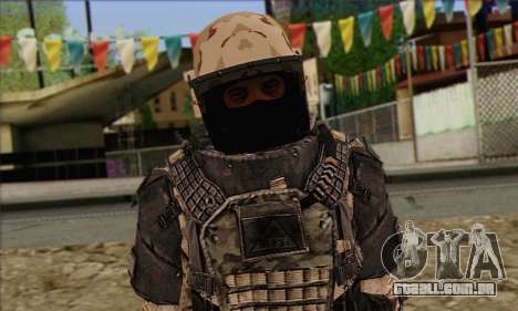 Task Force 141 (CoD: MW 2) Skin 15 para GTA San Andreas