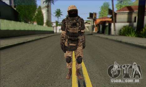 Task Force 141 (CoD: MW 2) Skin 15 para GTA San Andreas