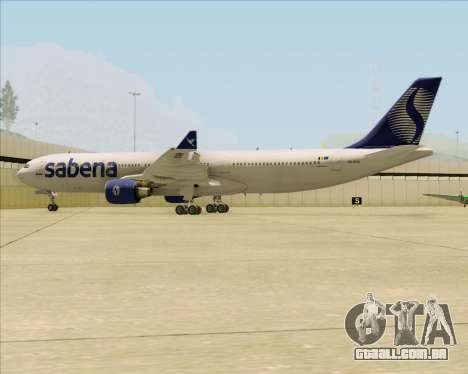 Airbus A330-300 Sabena para GTA San Andreas