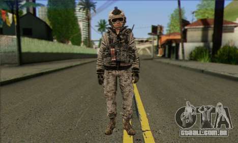 Task Force 141 (CoD: MW 2) Skin 5 para GTA San Andreas