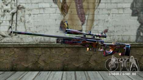 Graffiti Sniper Rifle para GTA San Andreas