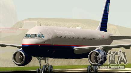 Airbus A320-232 United Airlines (Old Livery) para GTA San Andreas