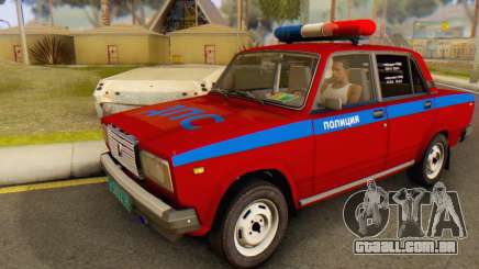VAZ 2107 Polícia para GTA San Andreas