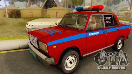 VAZ 2107 Polícia para GTA San Andreas