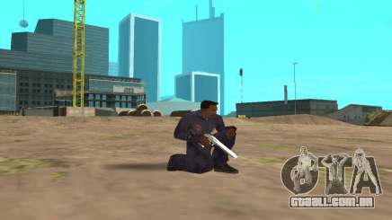 Chrome Weapon Pack by SampHack para GTA San Andreas