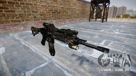 Automatic rifle Colt M4A1 kryptek typhon para GTA 4